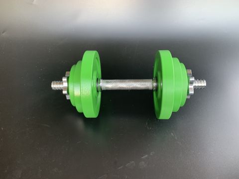 Obrázek k výrobku 1845 - Jednoruční nakládací činka, set 2x 10 kg